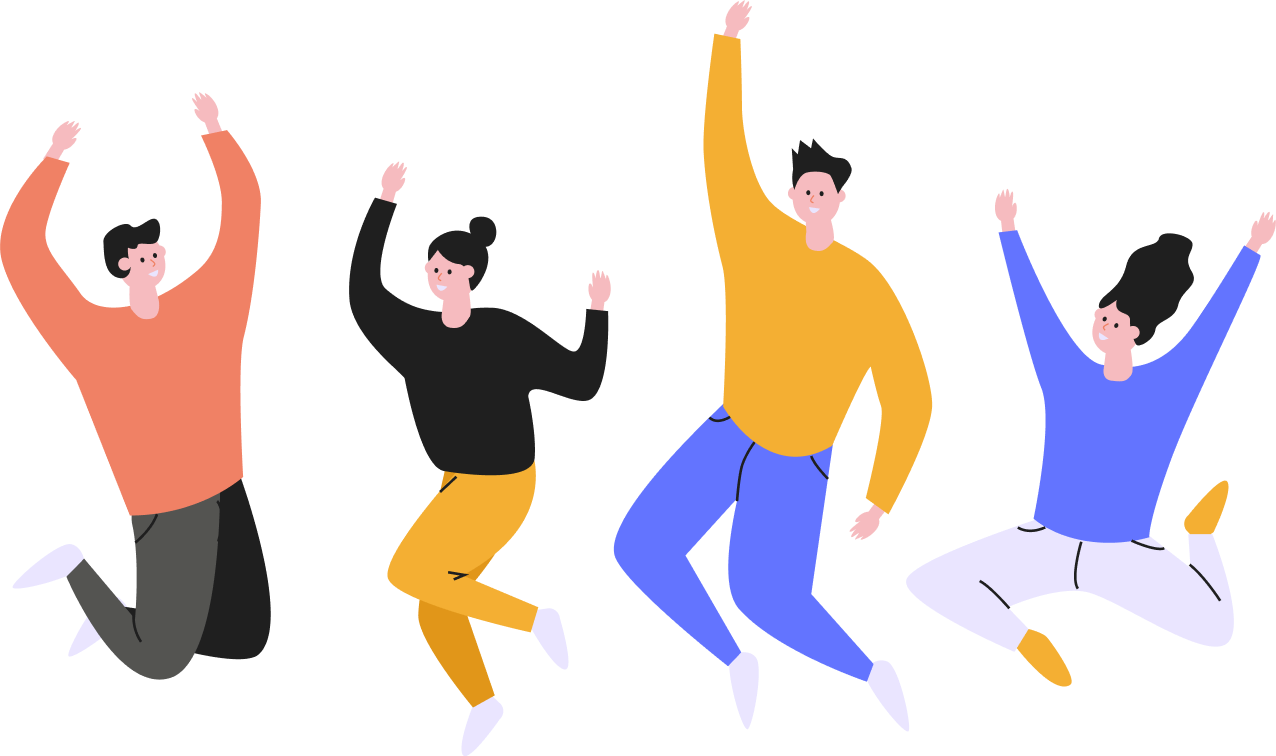 people jumping